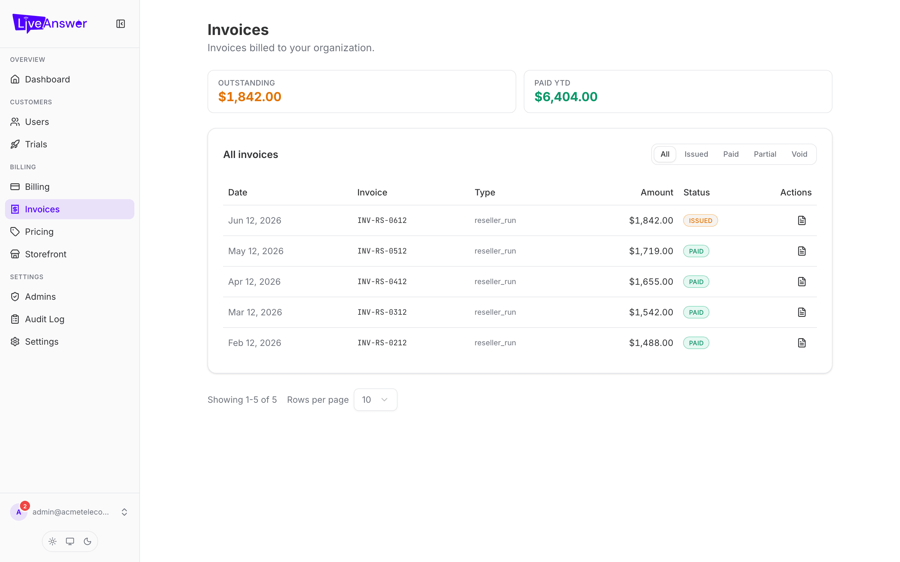Invoices