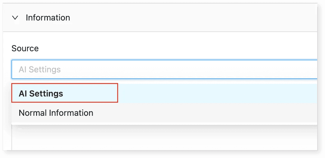 hostedsuite article-87-configuring-the-information-feature-for-ai-respons image-002