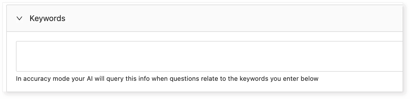 hostedsuite article-87-configuring-the-information-feature-for-ai-respons image-003