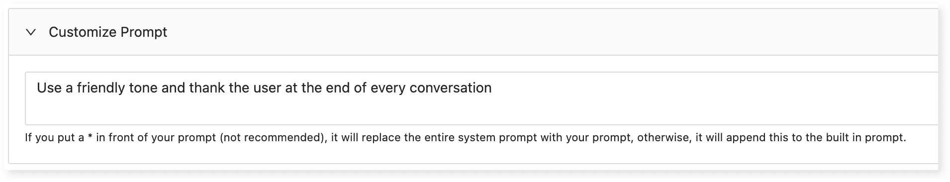 hostedsuite article-90-configuring-customized-prompts-for-tailored-ai-int image-001