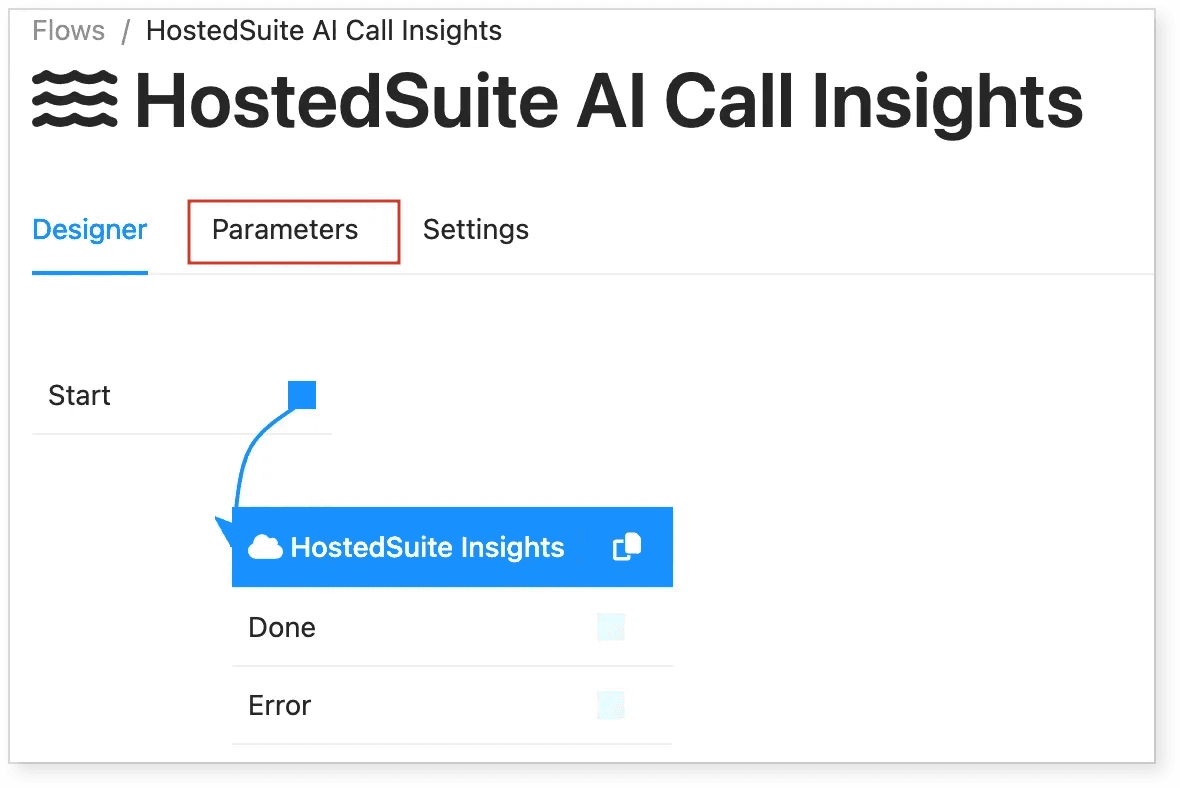 hostedsuite article-97-creating-a-hosted-suite-call-ai-insights-flow image-002